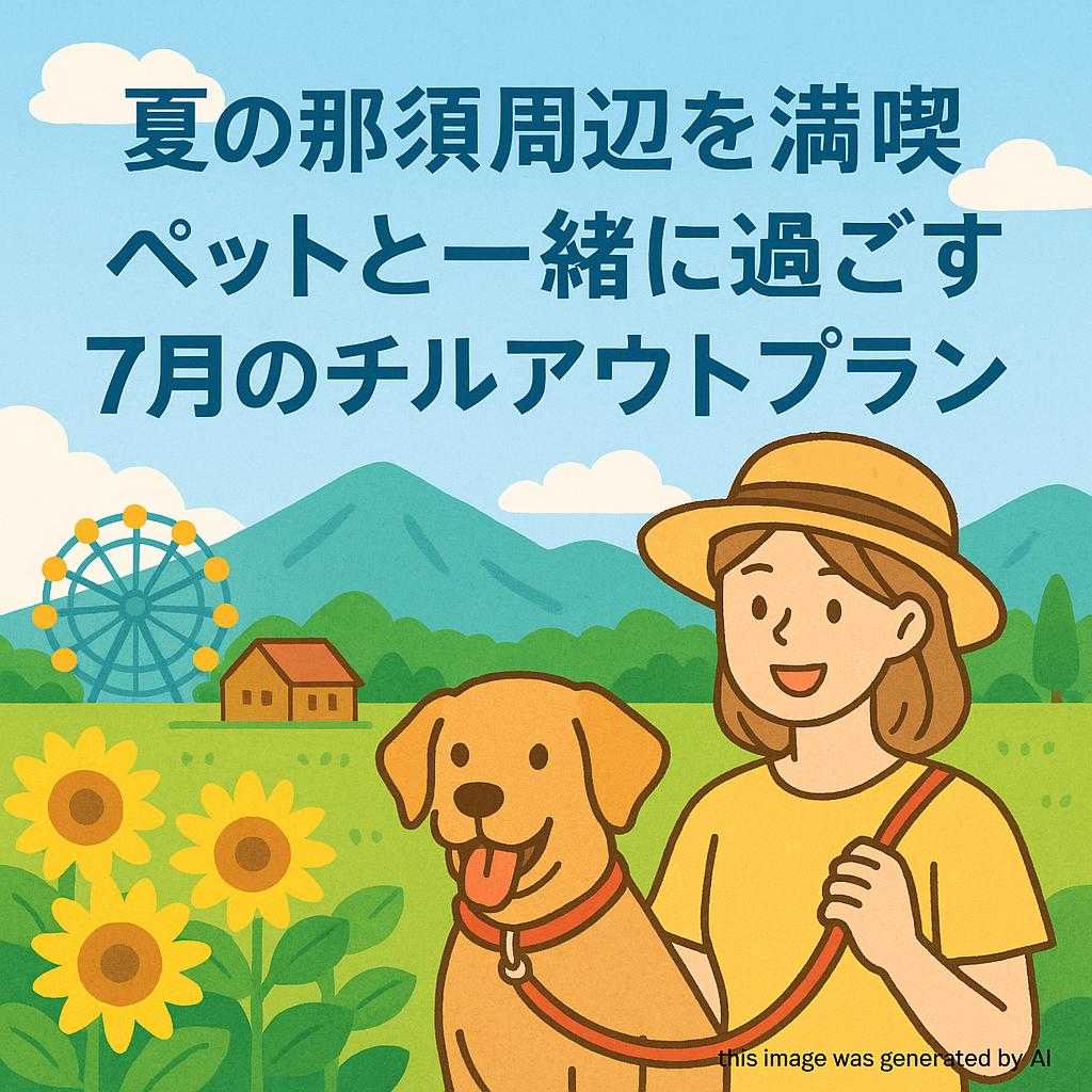 夏の那須周辺を満喫 ペットと一緒に過ごす7月のチルアウトプラン