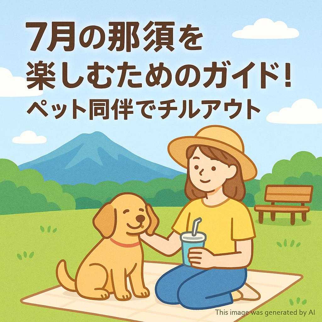 7月の那須を楽しむためのガイド！ペット同伴でチルアウト