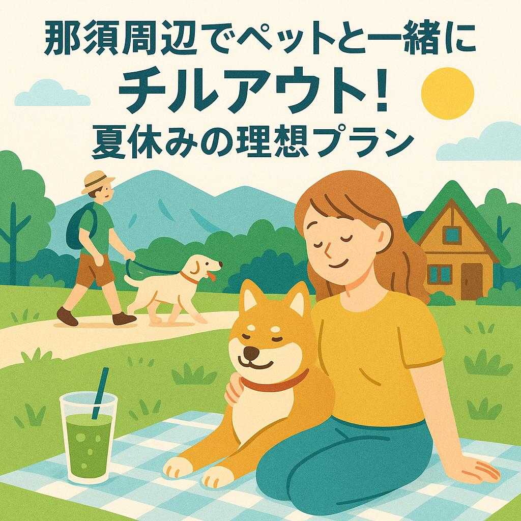 那須周辺でペットと一緒にチルアウト！夏休みの理想プラン