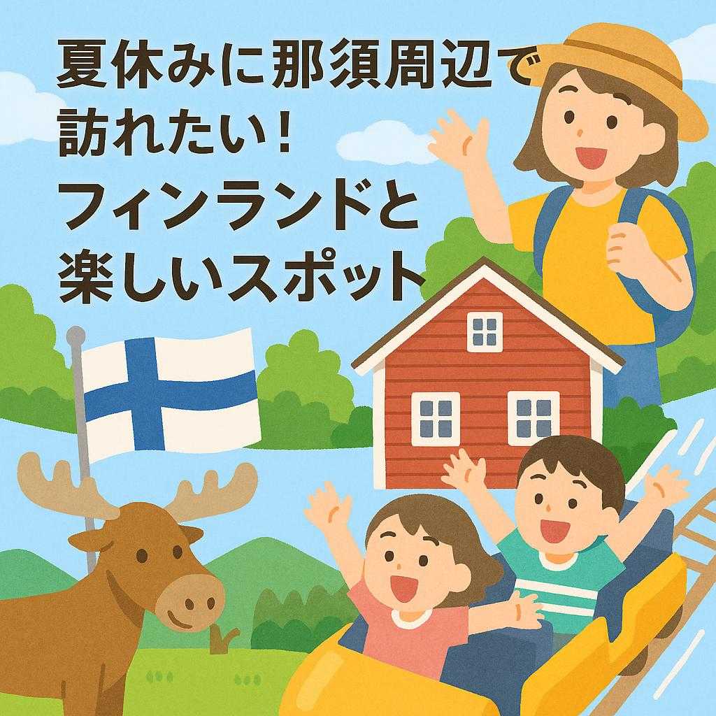 夏休みに那須周辺で訪れたい！フィンランディアと楽しいスポット
