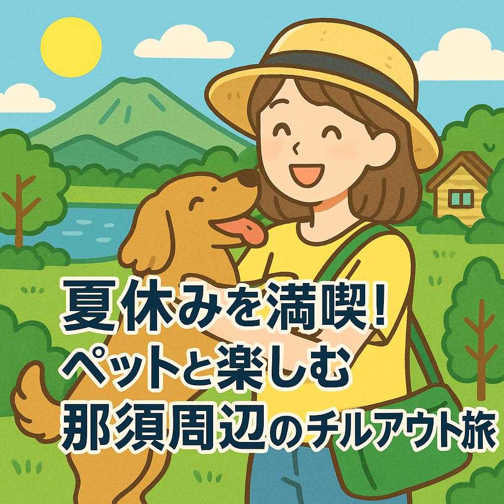 夏休みを満喫！ペットと楽しむ那須周辺のチルアウト旅
