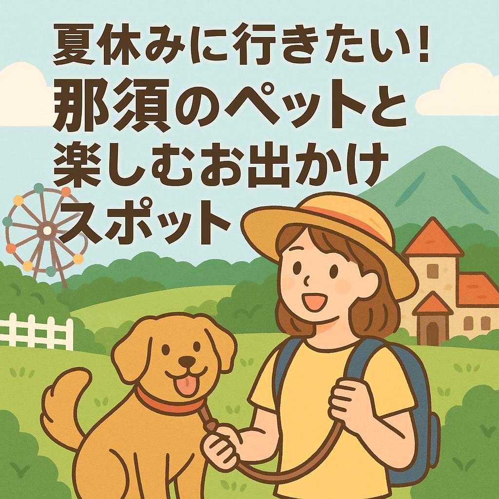 夏休みに行きたい！那須のペットと楽しむお出かけスポット