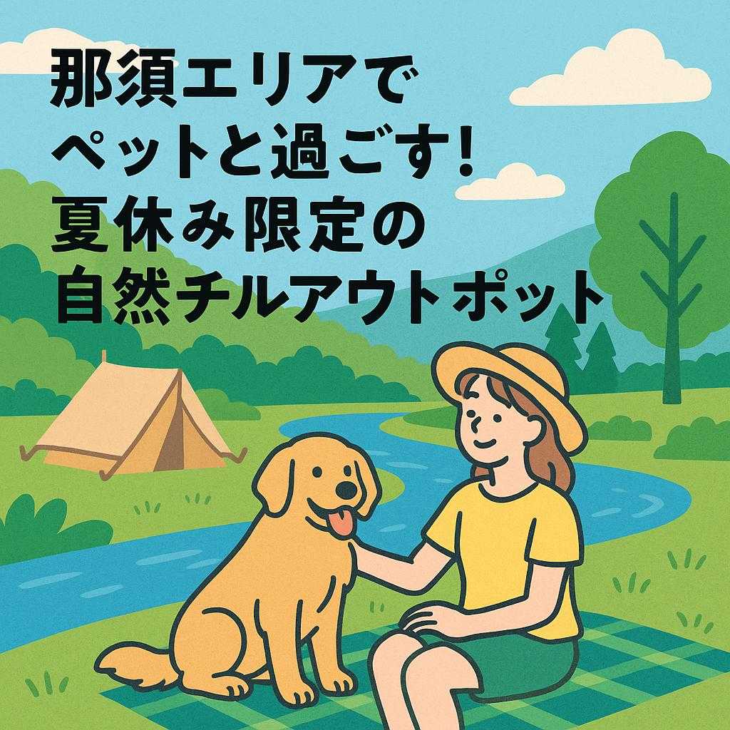 那須エリアでペットと過ごす！夏休み限定の自然チルアウトスポット