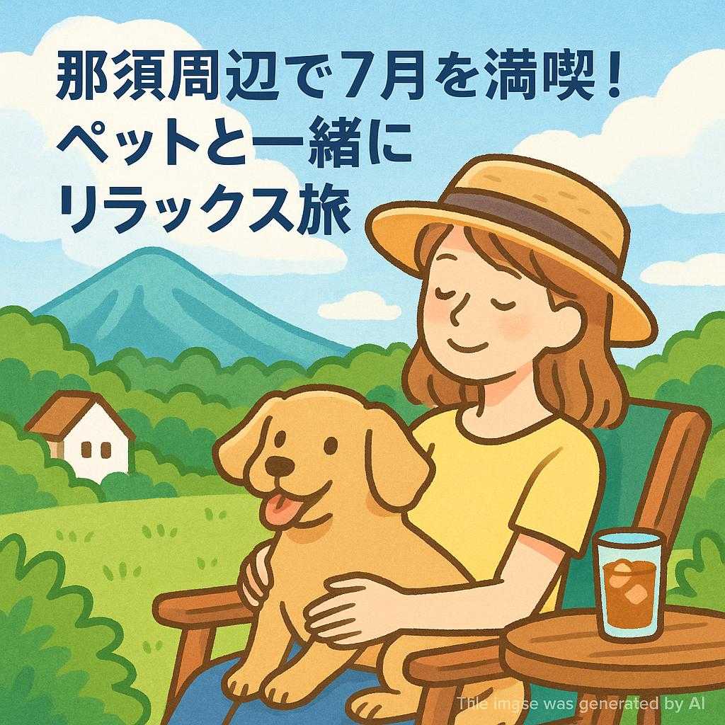 那須周辺で7月を満喫！ペットと一緒にリラックス旅