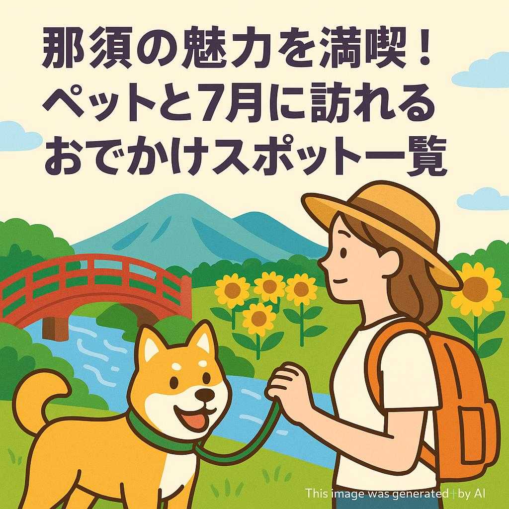那須の魅力を満喫!ペットと7月に訪れるおでかけスポット一覧