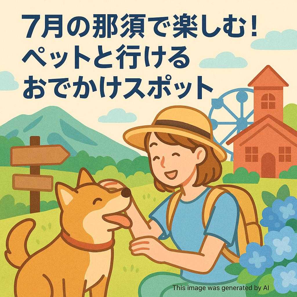 7月の那須で楽しむ！ペットと行けるおでかけスポット