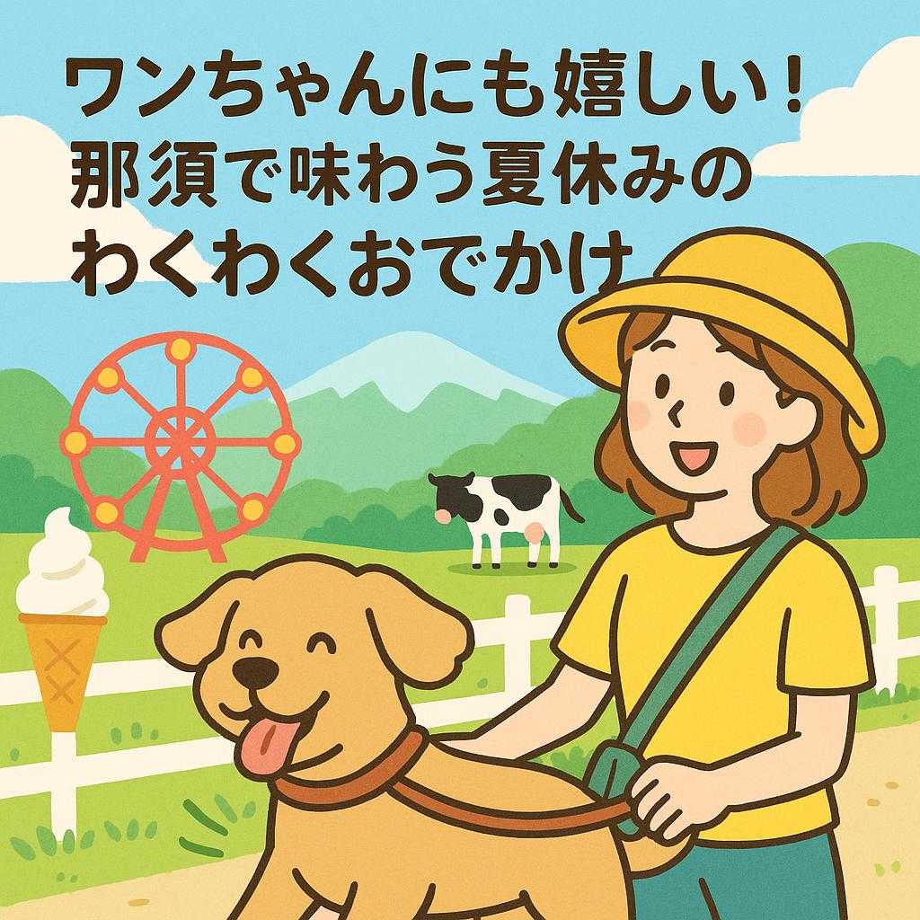 ワンちゃんにも嬉しい！那須で味わう夏休みのわくわくおでかけ