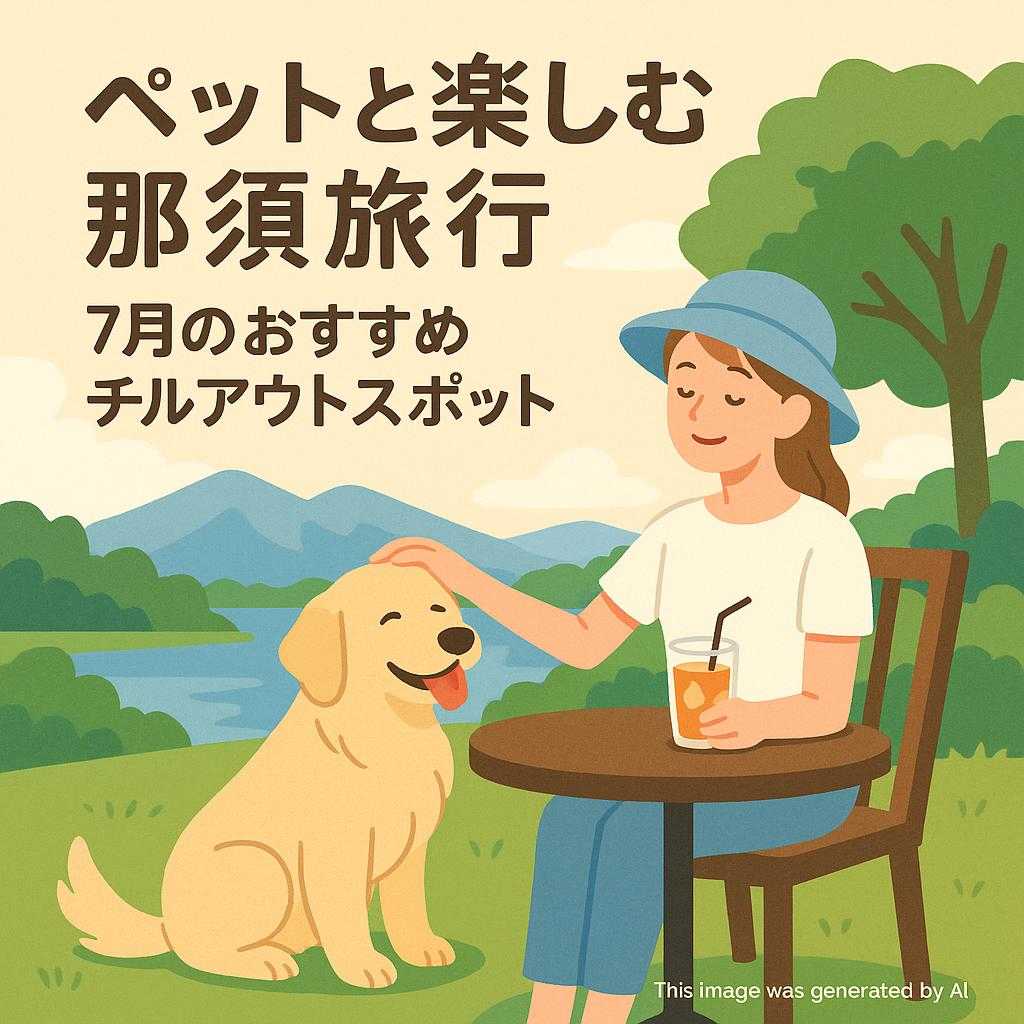 ペットと楽しむ那須旅行 7月のおすすめチルアウトスポット