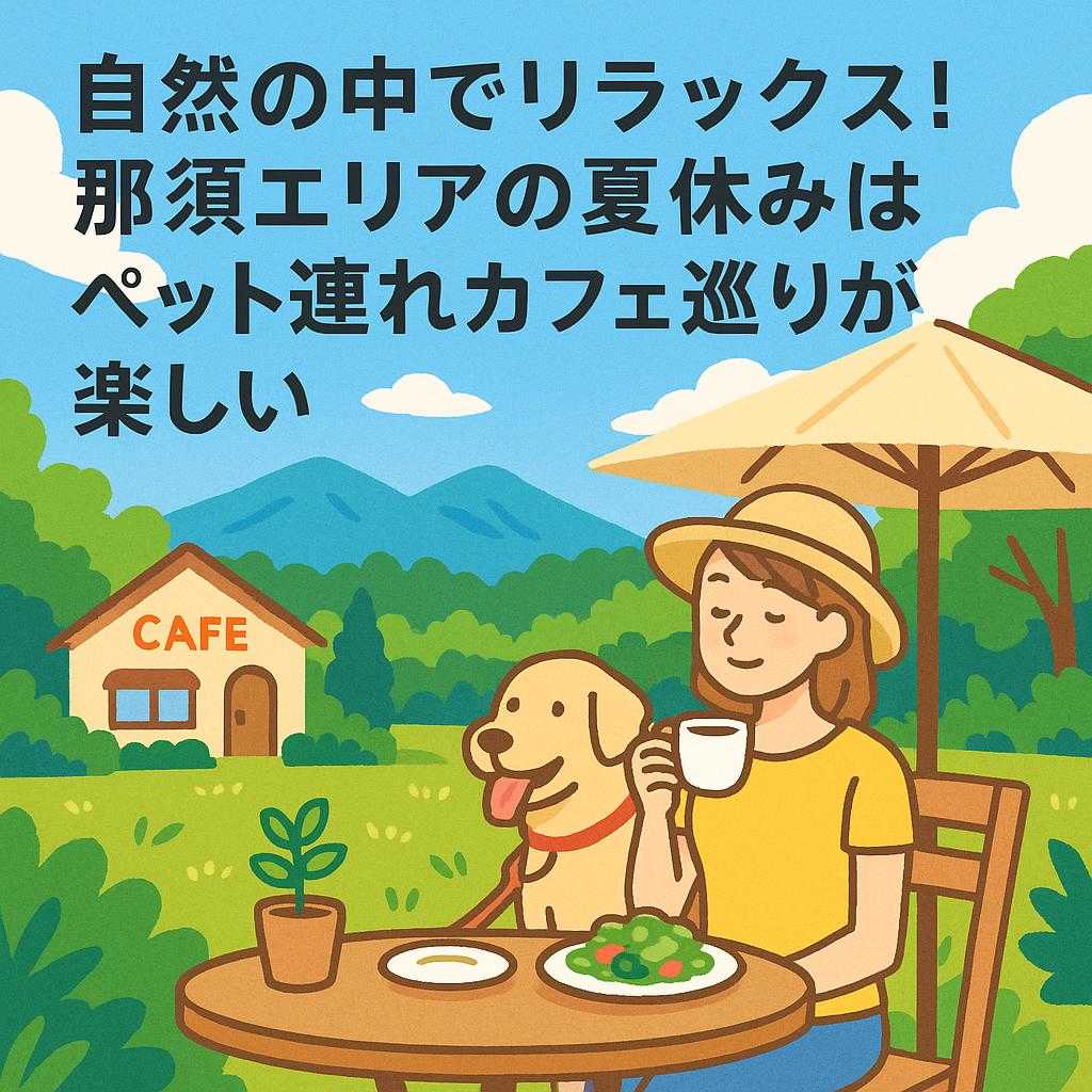 自然の中でリラックス！那須エリアの夏休みはペット連れカフェ巡りが楽しい