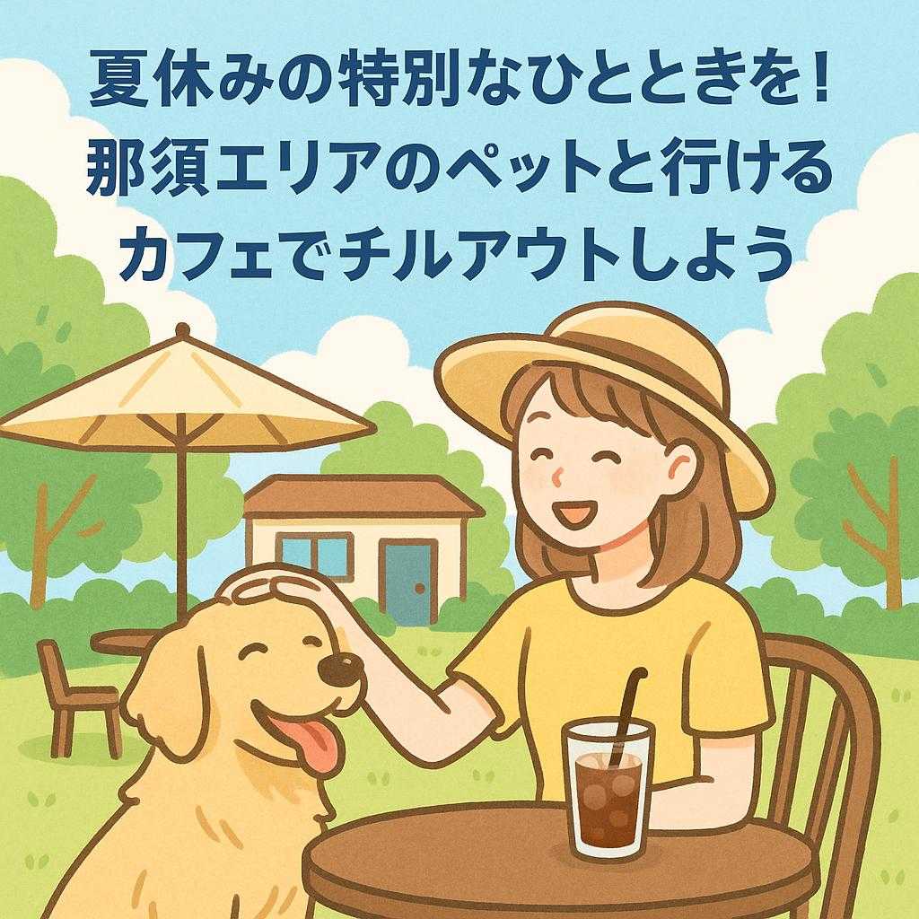 夏休みの特別なひとときを！那須エリアのペットと行けるカフェでチルアウトしよう