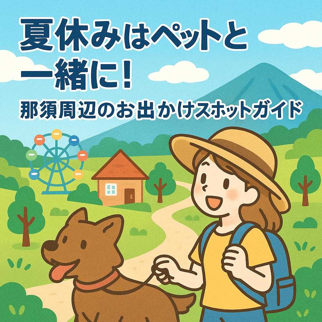 夏休みはペットと一緒に！那須周辺のお出かけスポットガイド