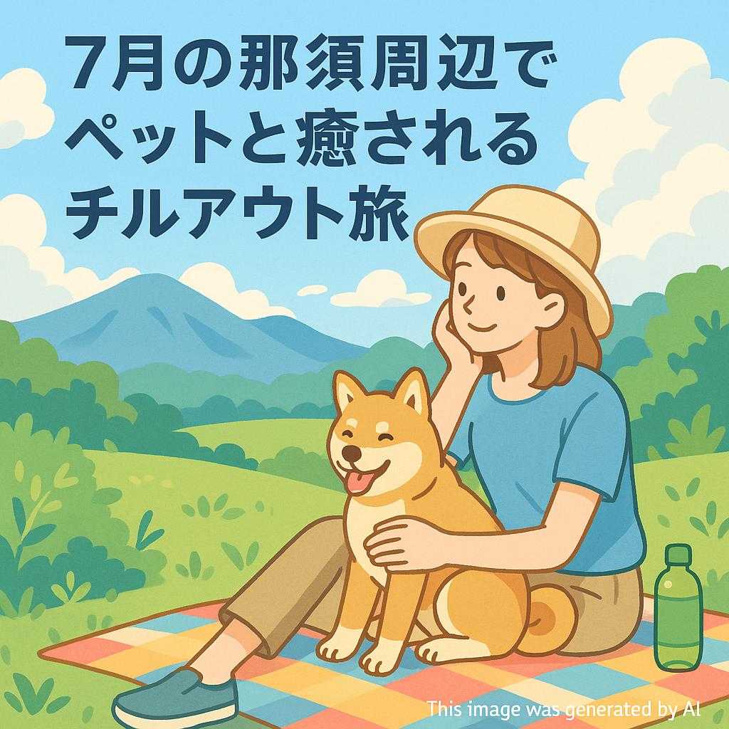 7月の那須周辺でペットと癒されるチルアウト旅