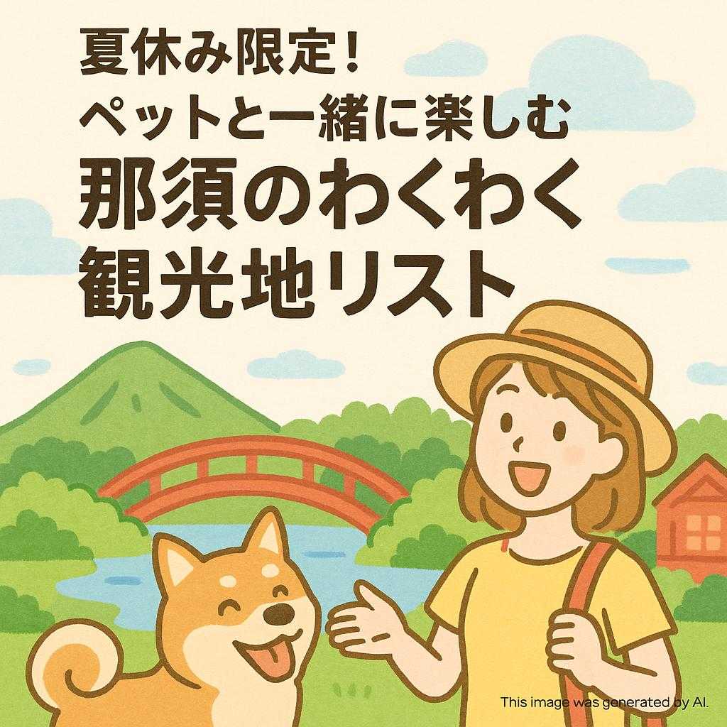 夏休み限定！ペットと一緒に楽しむ那須のわくわく観光地リスト