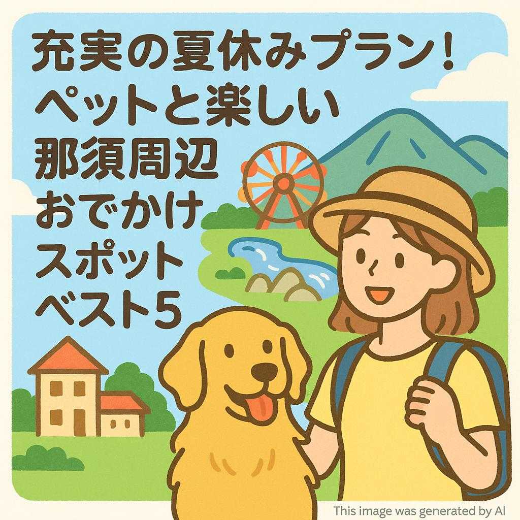 充実の夏休みプラン！ペットと楽しい那須周辺おでかけスポットベスト5