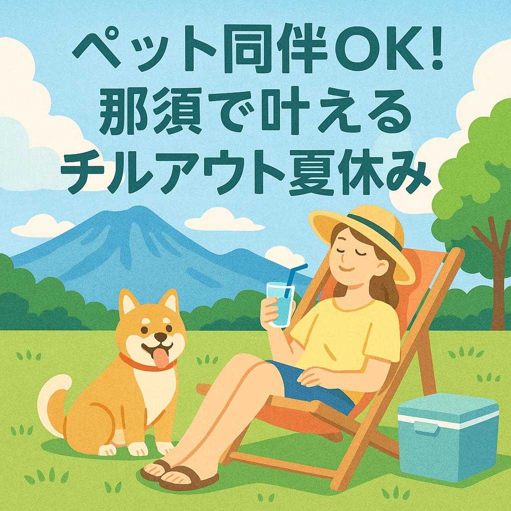ペット同伴OK！那須で叶えるチルアウト夏休み