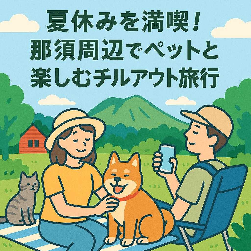 夏休みを満喫！那須周辺でペットと楽しむチルアウト旅行