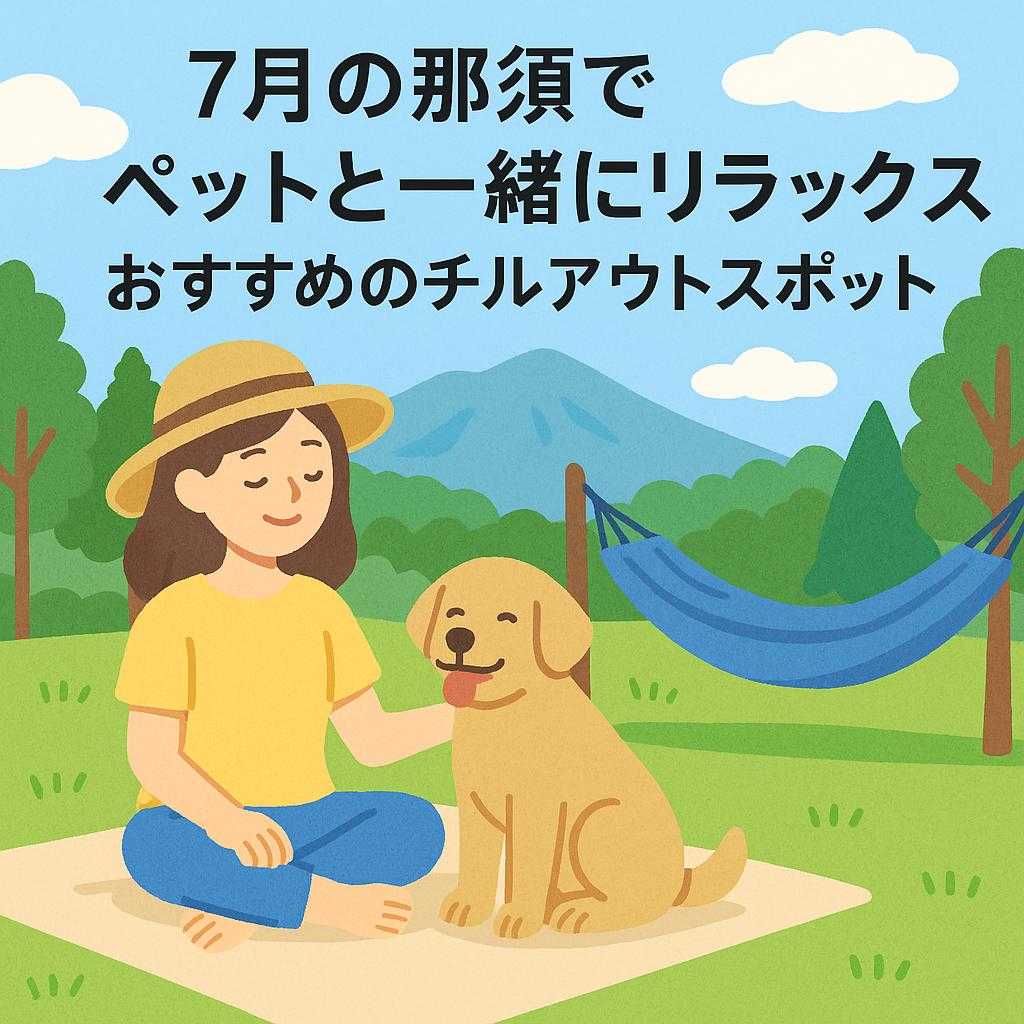 7月の那須でペットと一緒にリラックス おすすめのチルアウトスポット