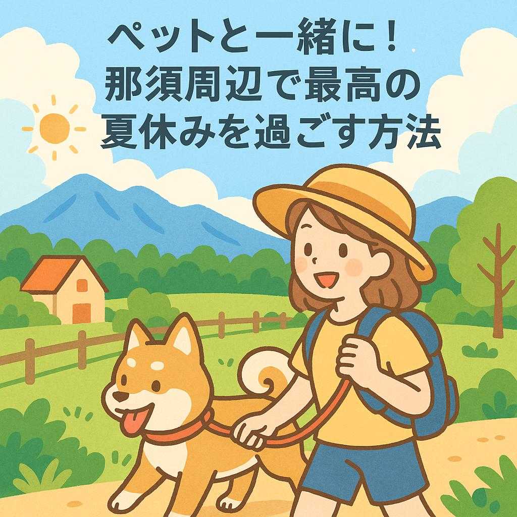 ペットと一緒に！那須周辺で最高の夏休みを過ごす方法
