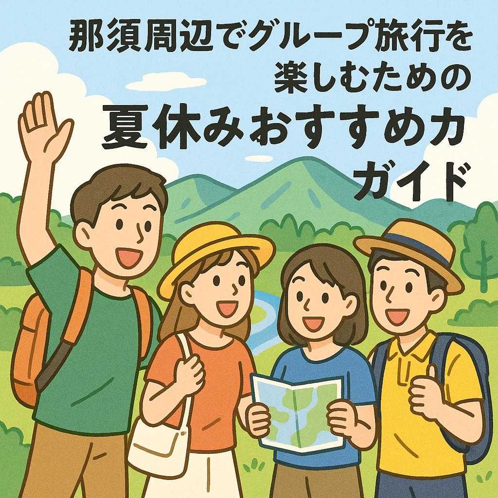那須周辺でグループ旅行を楽しむための夏休みおすすめガイド