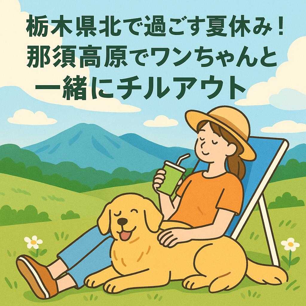 栃木県北で過ごす夏休み！那須高原でワンちゃんと一緒にチルアウト