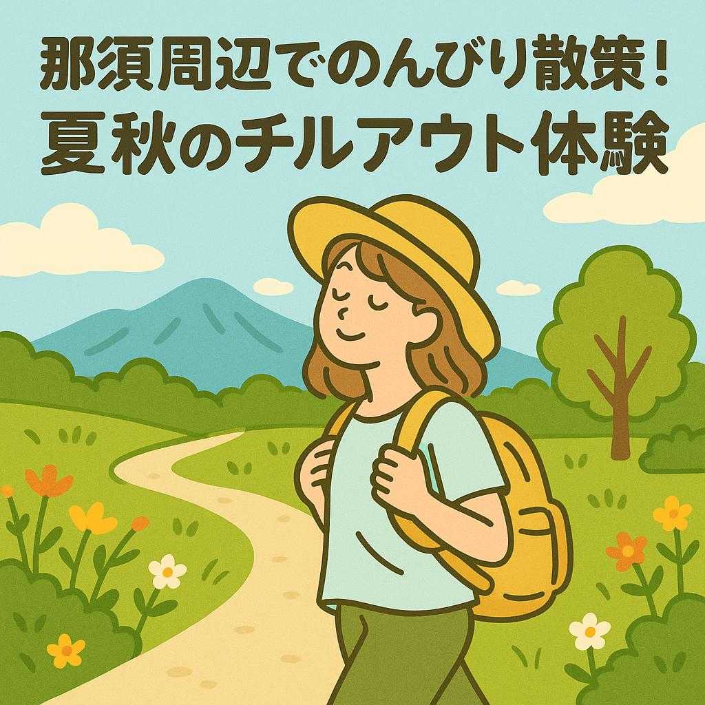 那須周辺でのんびり散策！夏秋のチルアウト体験