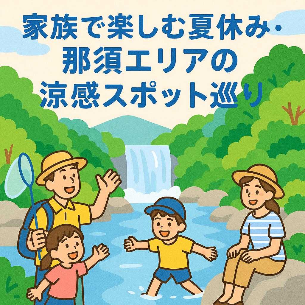 家族で楽しむ夏休み・那須エリアの涼感スポット巡り