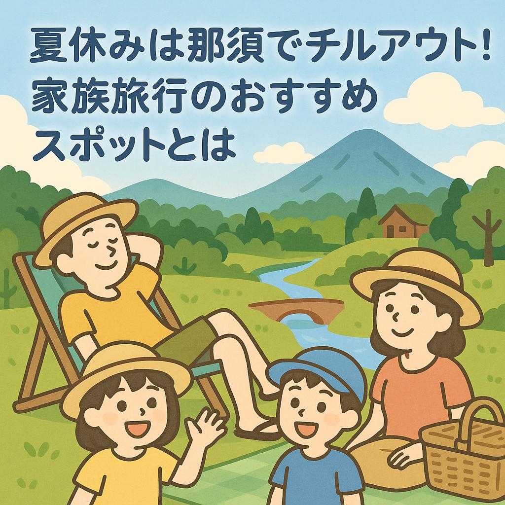 夏休みは那須でチルアウト！家族旅行のおすすめスポットとは