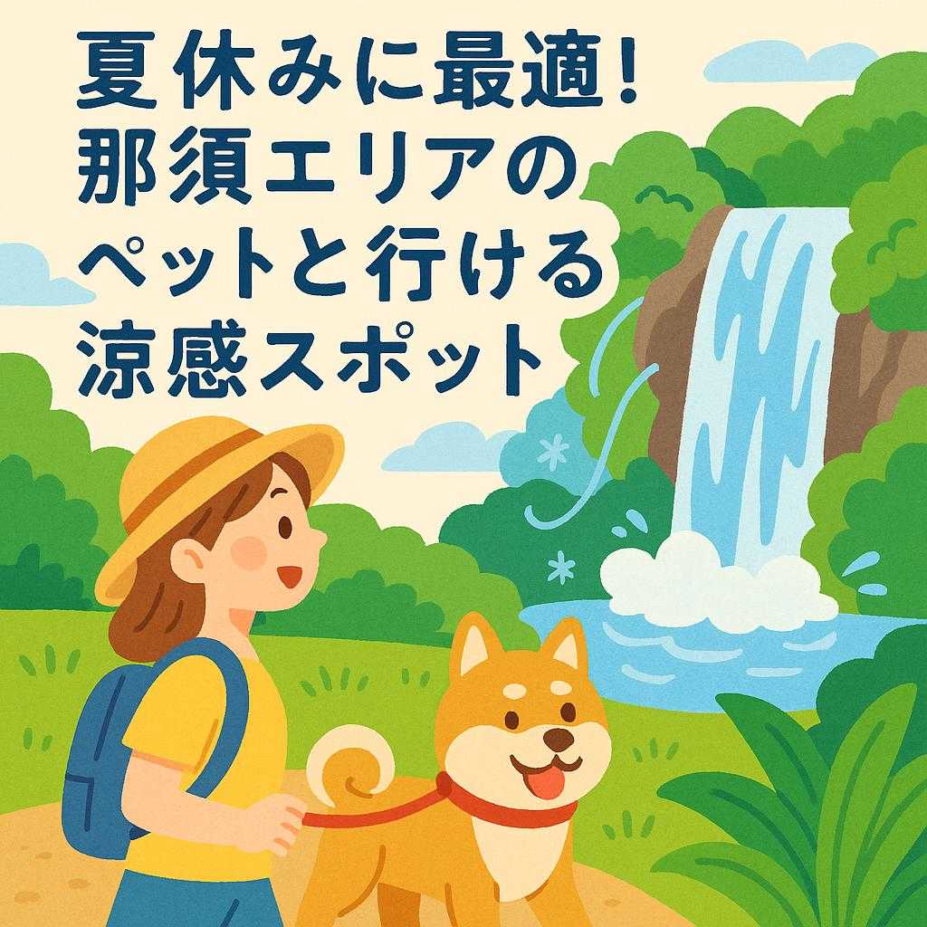 夏休みに最適！那須エリアのペットと行ける涼感スポット
