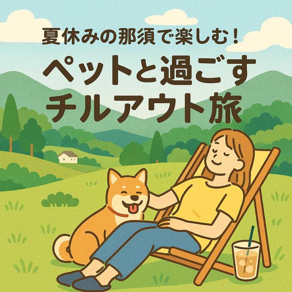 夏休みの那須で楽しむ！ペットと過ごすチルアウト旅