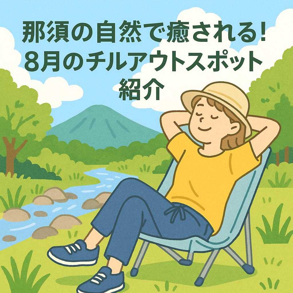 那須の自然で癒される！8月のチルアウトスポット紹介