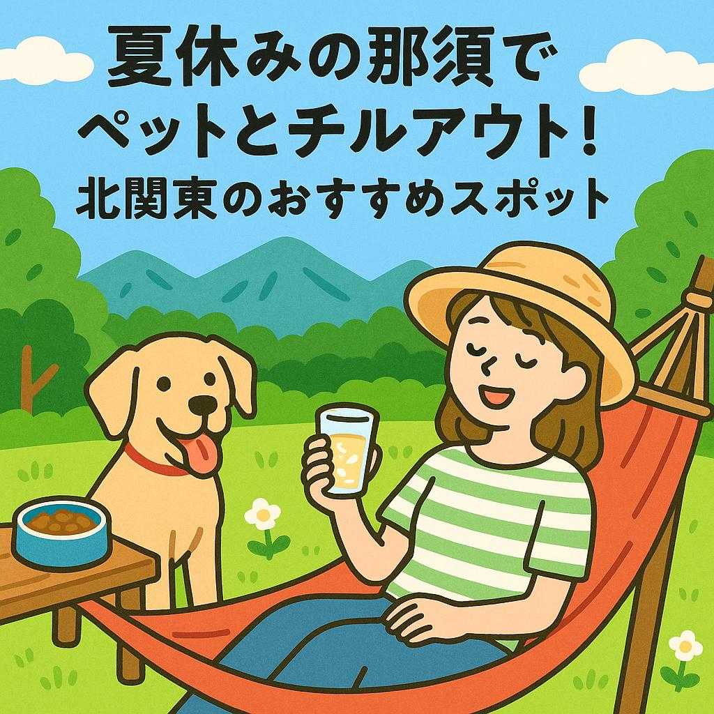 夏休みの那須でペットとチルアウト！北関東のおすすめスポット