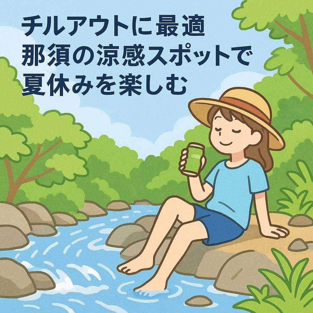 チルアウトに最適・那須の涼感スポットで夏休みを楽しむ