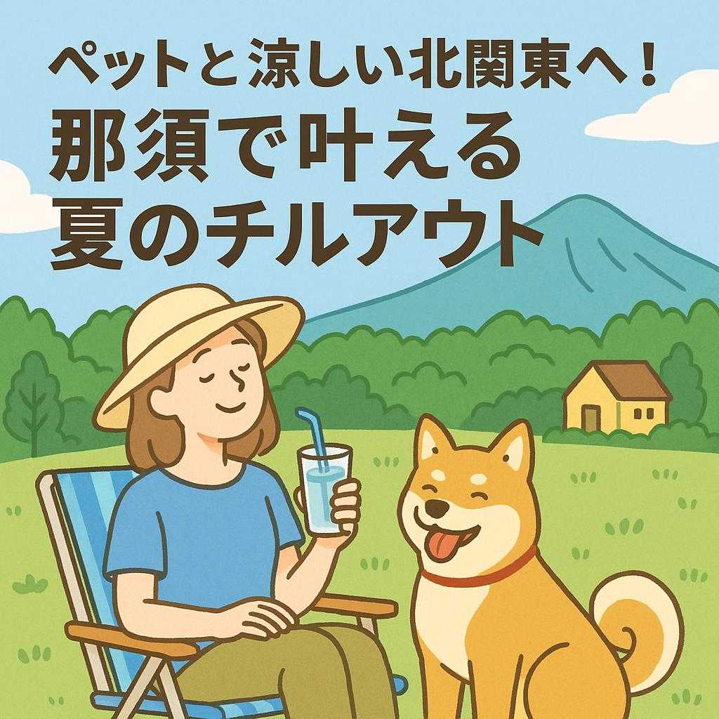 ペットと涼しい北関東へ！那須で叶える夏のチルアウト
