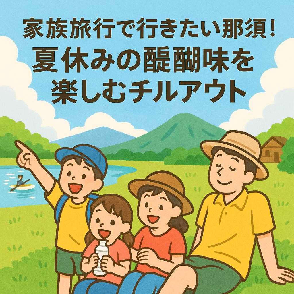 家族旅行で行きたい那須！夏休みの醍醐味を楽しむチルアウト