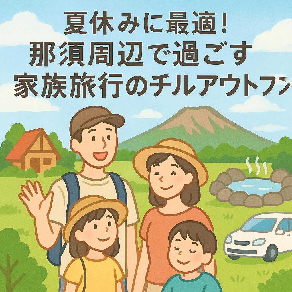 夏休みに最適！那須周辺で過ごす家族旅行のチルアウトプラン