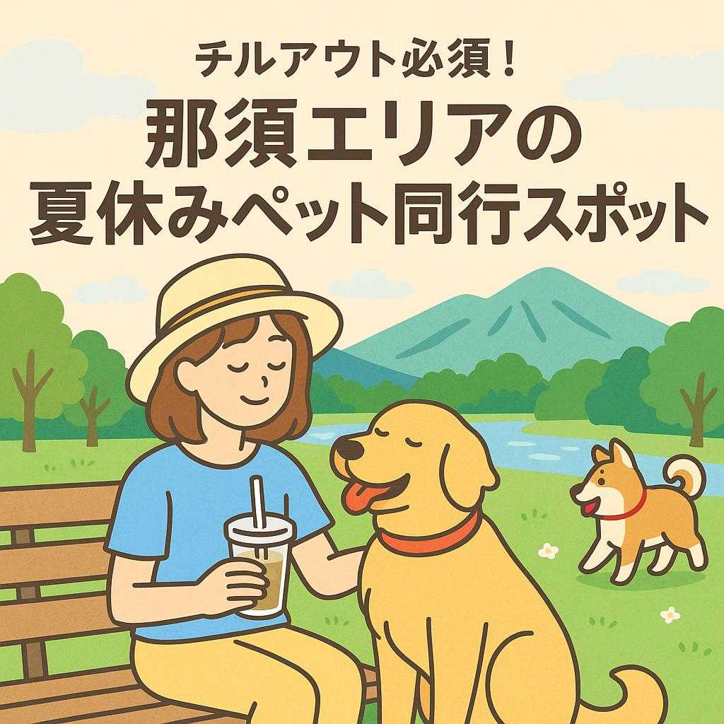 チルアウト必須！那須エリアの夏休みペット同行スポット