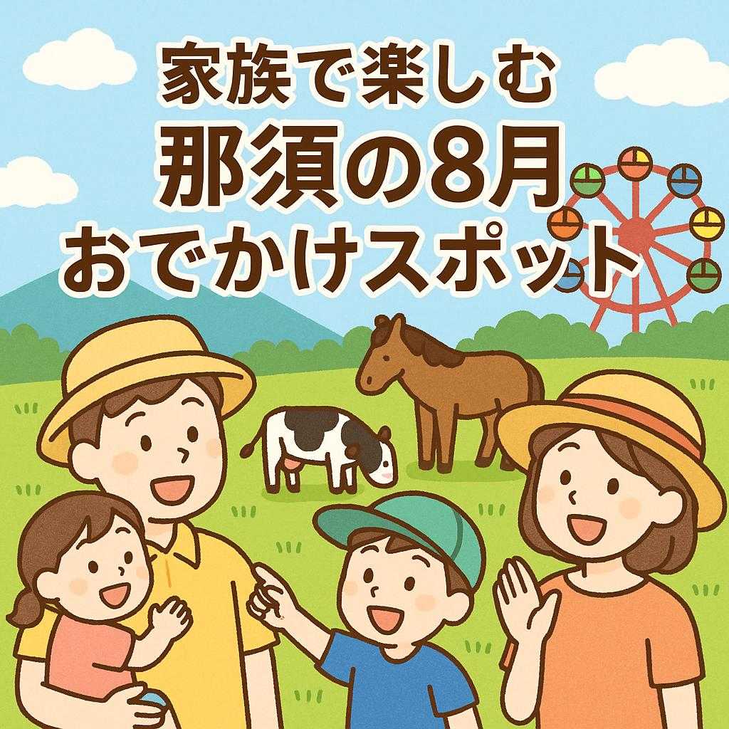 家族で楽しむ 那須の8月おでかけスポット