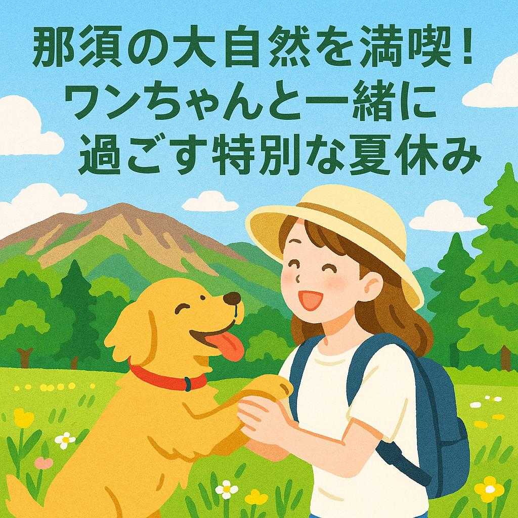 那須の大自然を満喫！ワンちゃんと一緒に過ごす特別な夏休み