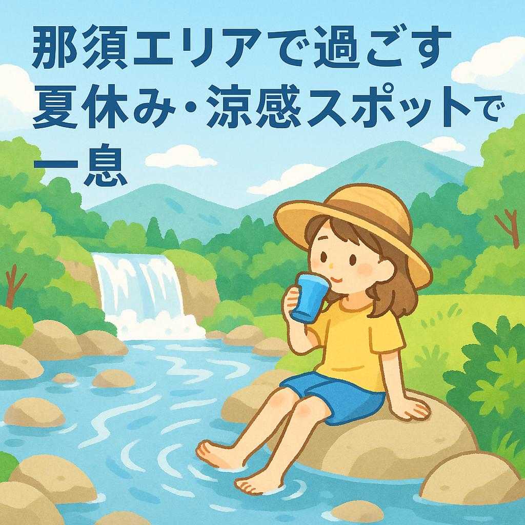 那須エリアで過ごす夏休み・涼感スポットで一息
