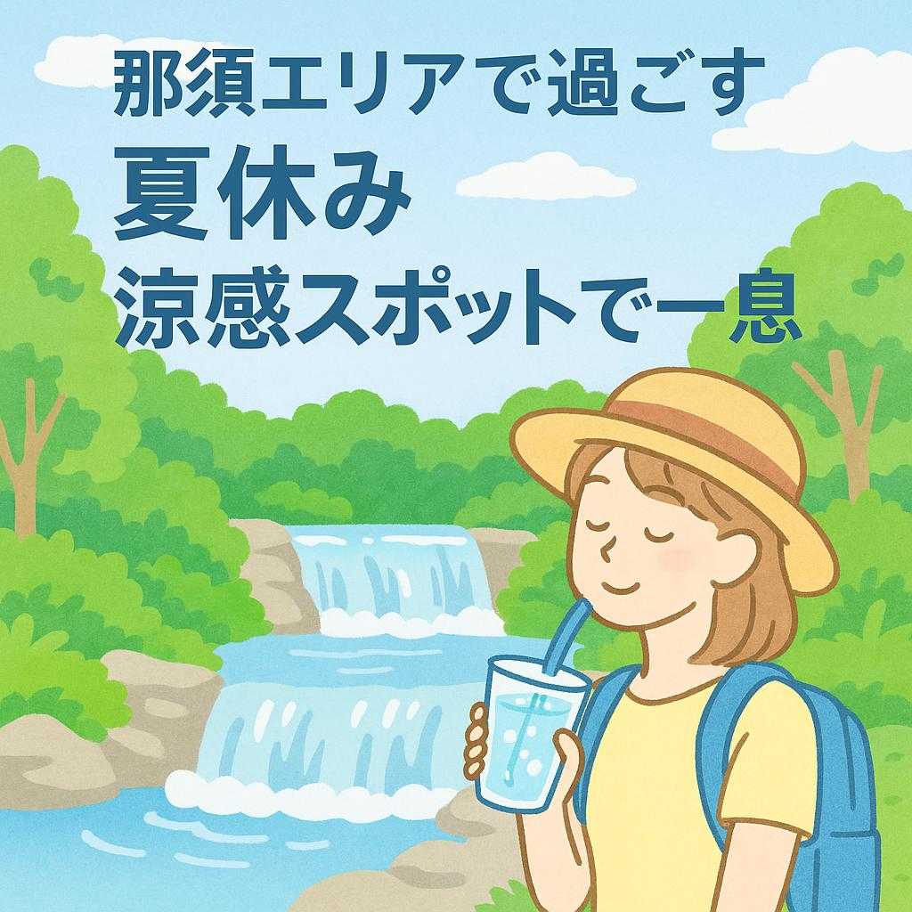 那須エリアで過ごす夏休み・涼感スポットで一息