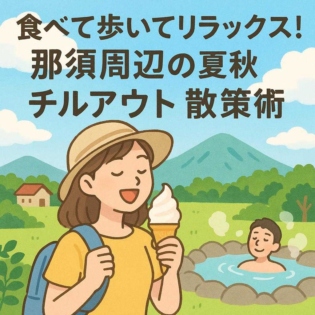 食べて歩いてリラックス！那須周辺の夏秋チルアウト散策術