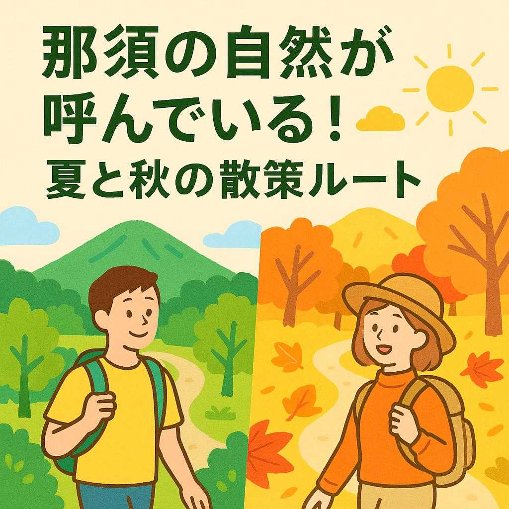 那須の自然が呼んでいる！夏と秋の散策ルート