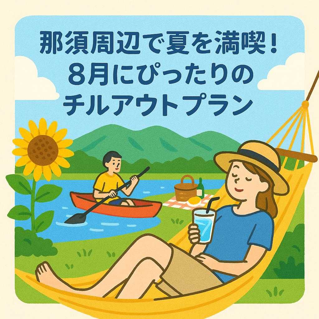 那須周辺で夏を満喫！8月にぴったりのチルアウトプラン