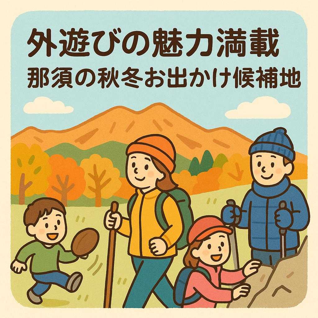 外遊びの魅力満載 那須の秋冬お出かけ候補地