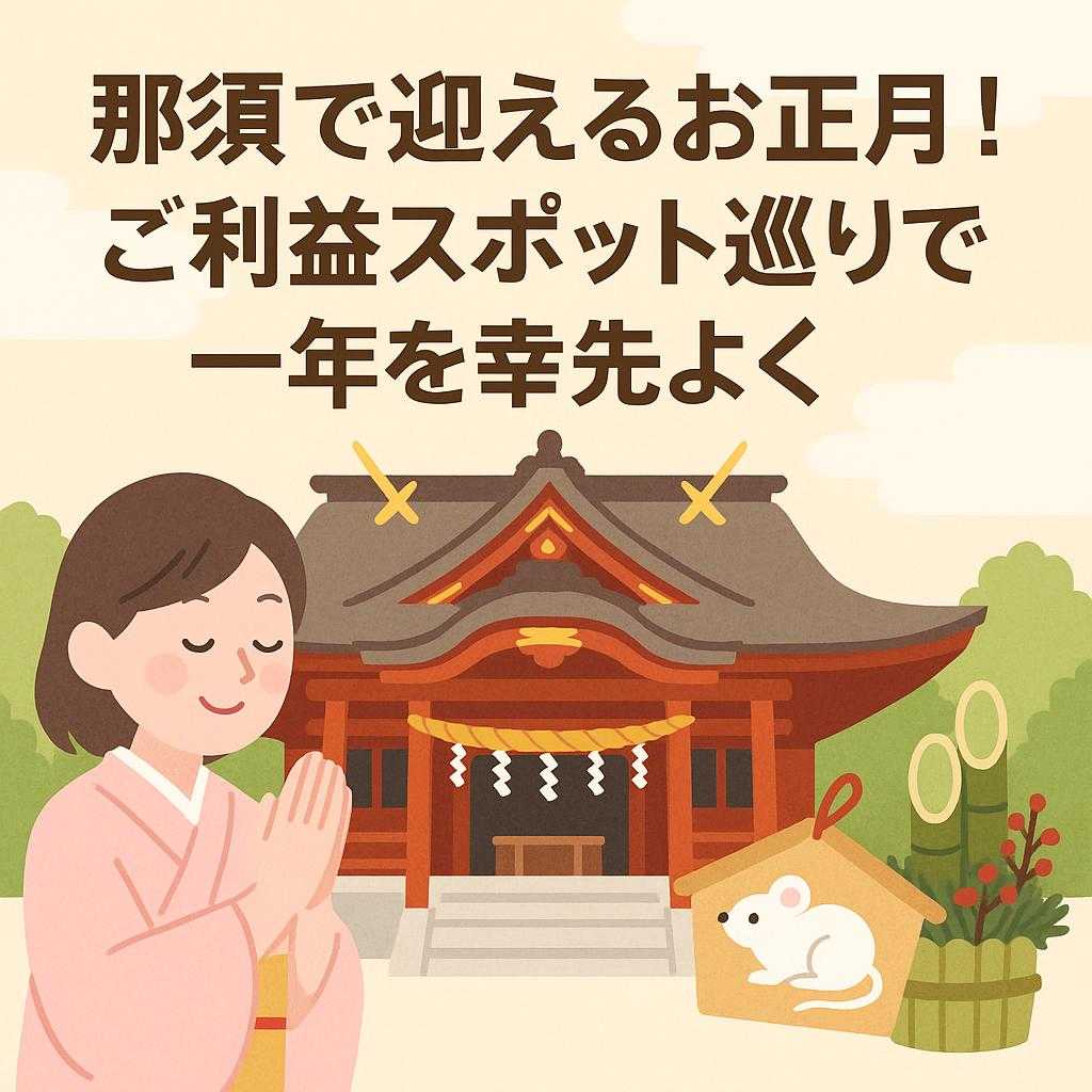 那須で迎えるお正月!ご利益スポット巡りで一年を幸先よく