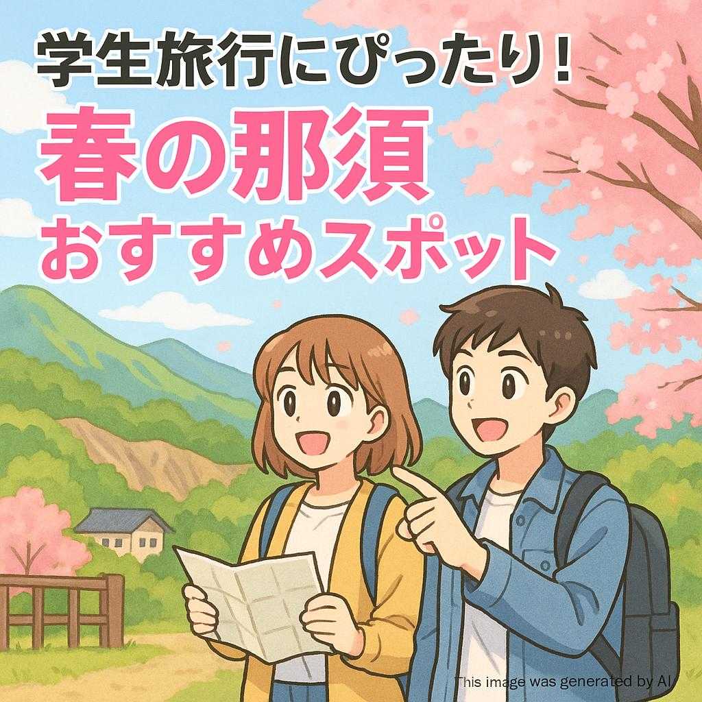 学生旅行にぴったり！春の那須おすすめスポット