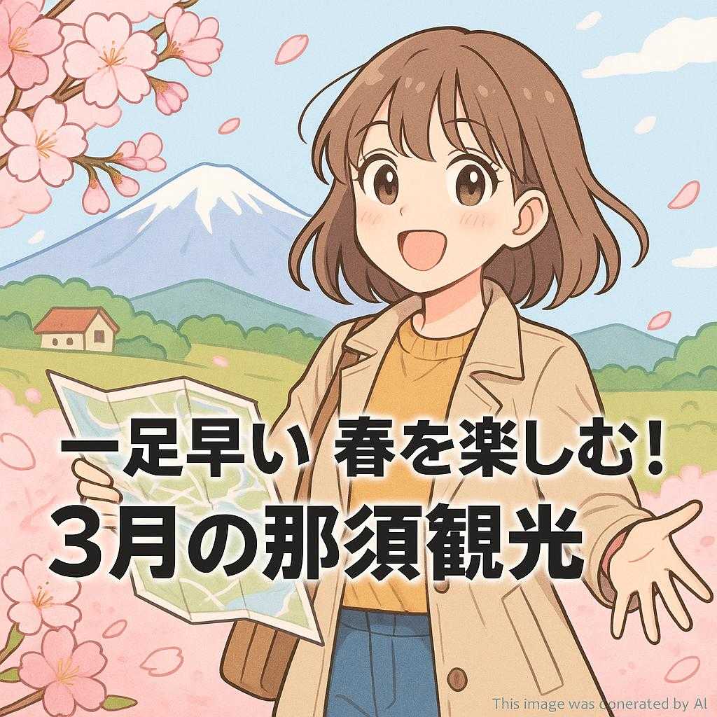 一足早い春を楽しむ！3月の那須観光計画