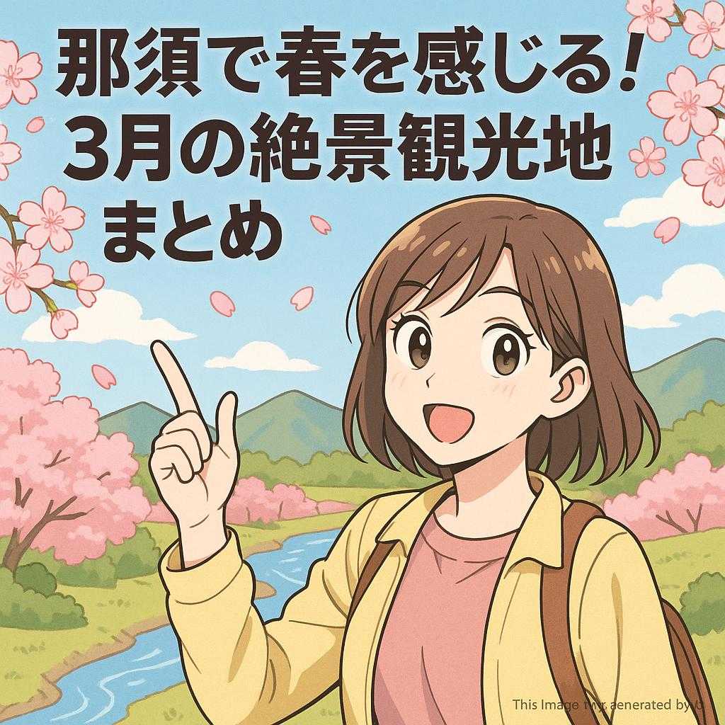 那須で春を感じる！3月の絶景観光地まとめ