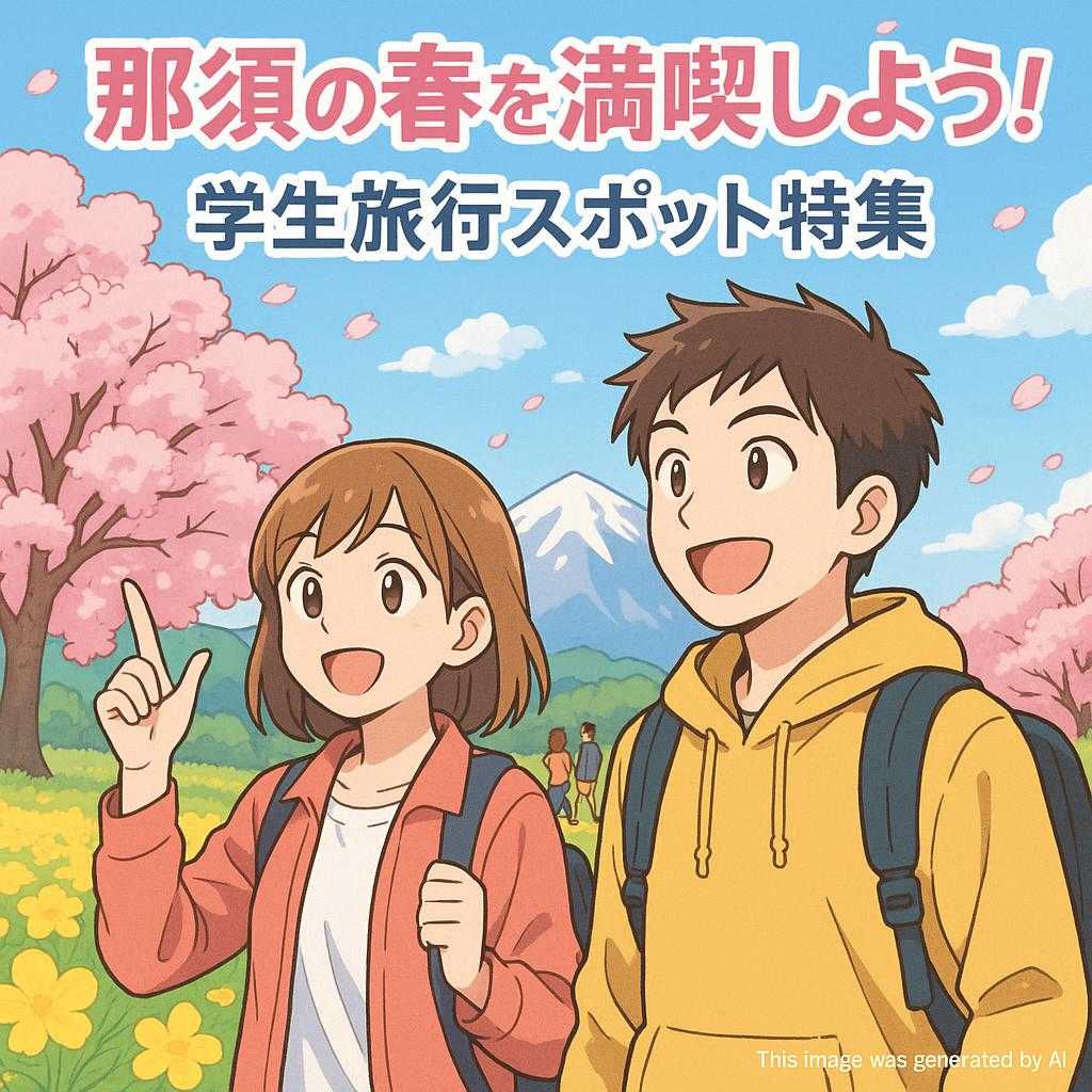 那須の春を満喫しよう!学生旅行スポット特集