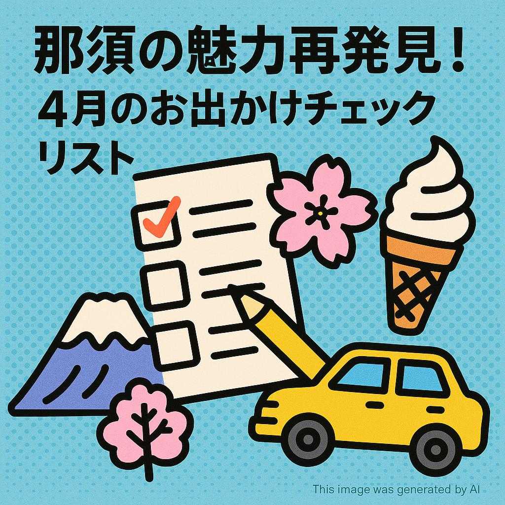 那須の魅力再発見！４月のお出かけチェックリスト